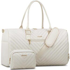 Duffle Bag with Shoe Compartment, light Beige
